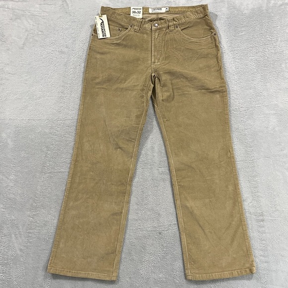 Mountain Khakis Pants Men 37x32* Classic Fit Canyon Cord Brown Corduroy Western - Picture 1 of 10